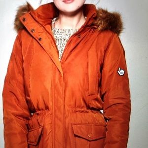 Winter coats and boots